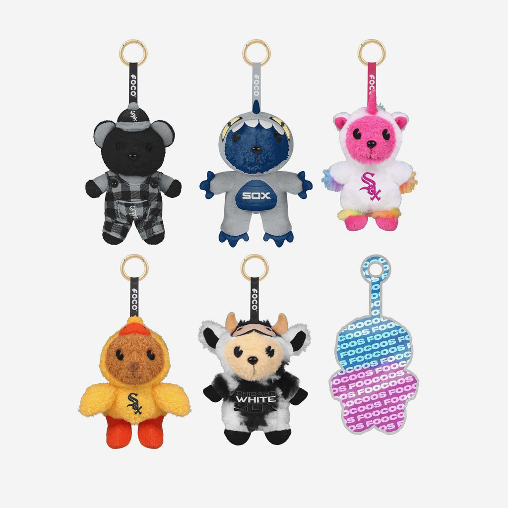 Chicago White Sox FOOCOOS Plush Bag Charm Keychain Blind Box Series 1 FOCO - FOCO.com