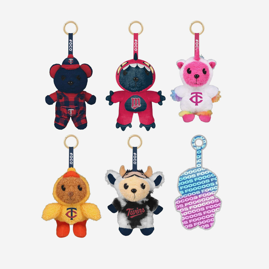 Minnesota Twins FOOCOOS Plush Bag Charm Keychain Blind Box Series 1 FOCO - FOCO.com