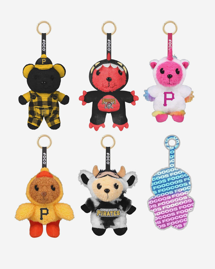 Pittsburgh Pirates FOOCOOS Plush Bag Charm Keychain Blind Box Series 1 FOCO - FOCO.com