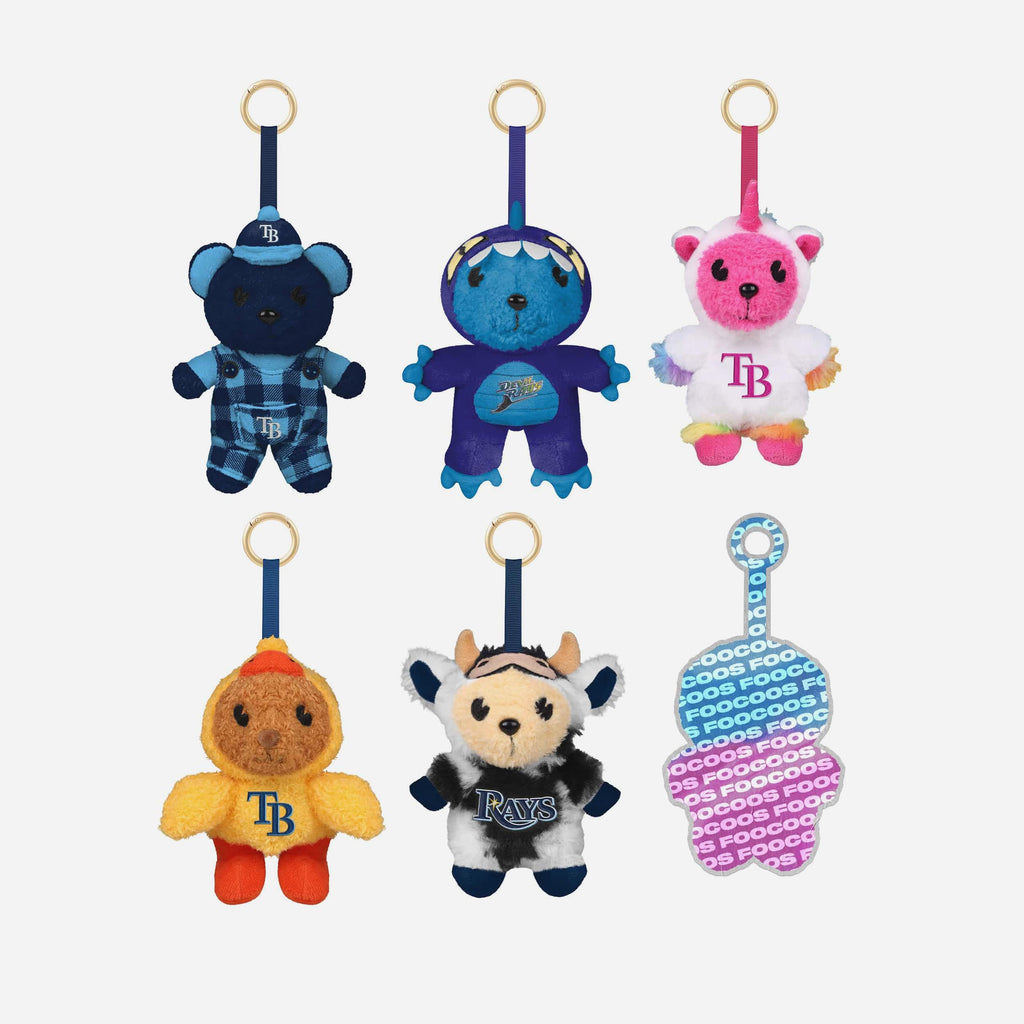Tampa Bay Rays FOOCOOS Plush Bag Charm Keychain Blind Box Series 1 FOCO