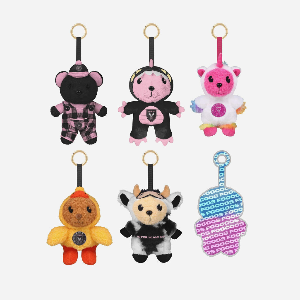 Inter Miami Cf FOOCOOS Plush Bag Charm Keychain Blind Box Series 1 FOCO - FOCO.com