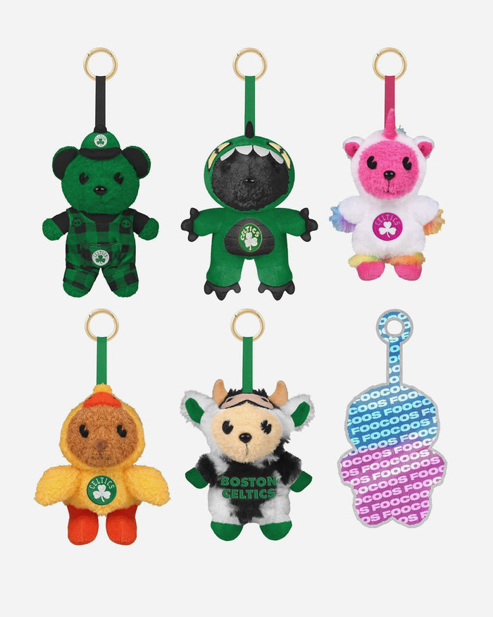 Boston Celtics FOOCOOS Plush Bag Charm Keychain Blind Box Series 1 FOCO - FOCO.com