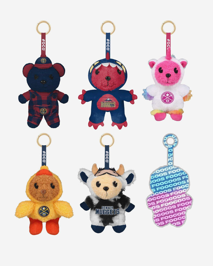 Denver Nuggets FOOCOOS Plush Bag Charm Keychain Blind Box Series 1 FOCO - FOCO.com
