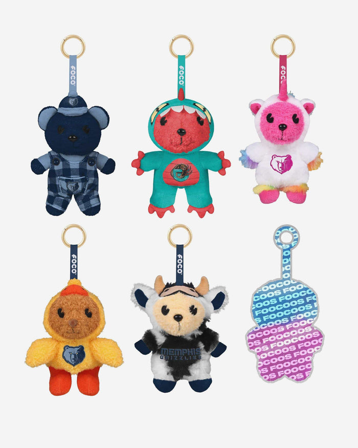 Memphis Grizzlies FOOCOOS Plush Bag Charm Keychain Blind Box Series 1 FOCO - FOCO.com