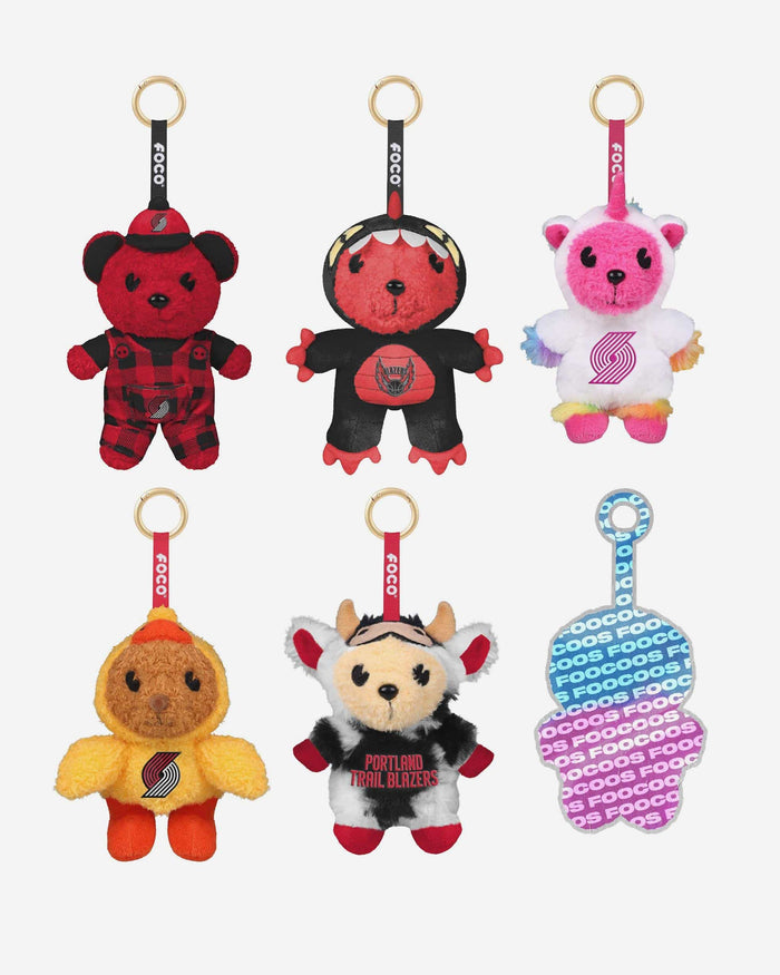 Portland Trail Blazers FOOCOOS Plush Bag Charm Keychain Blind Box Series 1 FOCO - FOCO.com