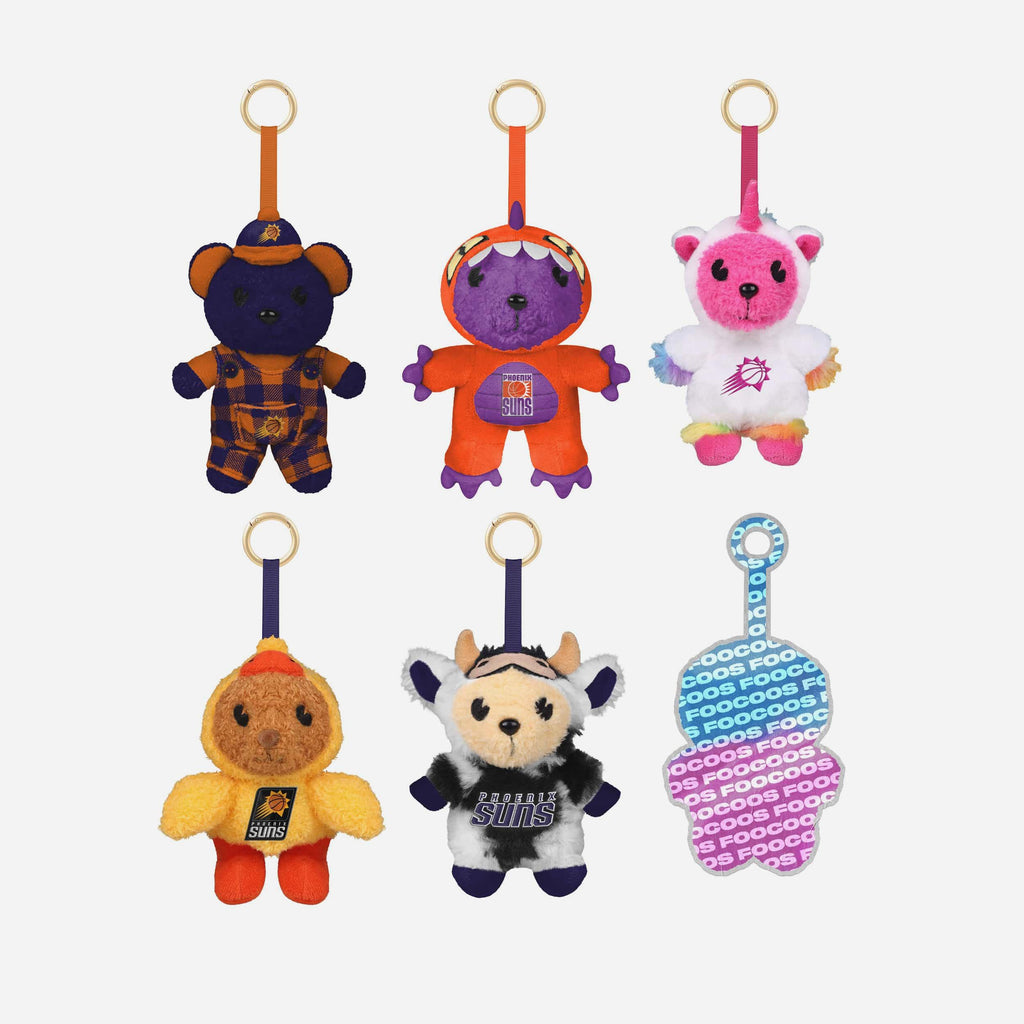 Phoenix Suns FOOCOOS Plush Bag Charm Keychain Blind Box Series 1 FOCO - FOCO.com
