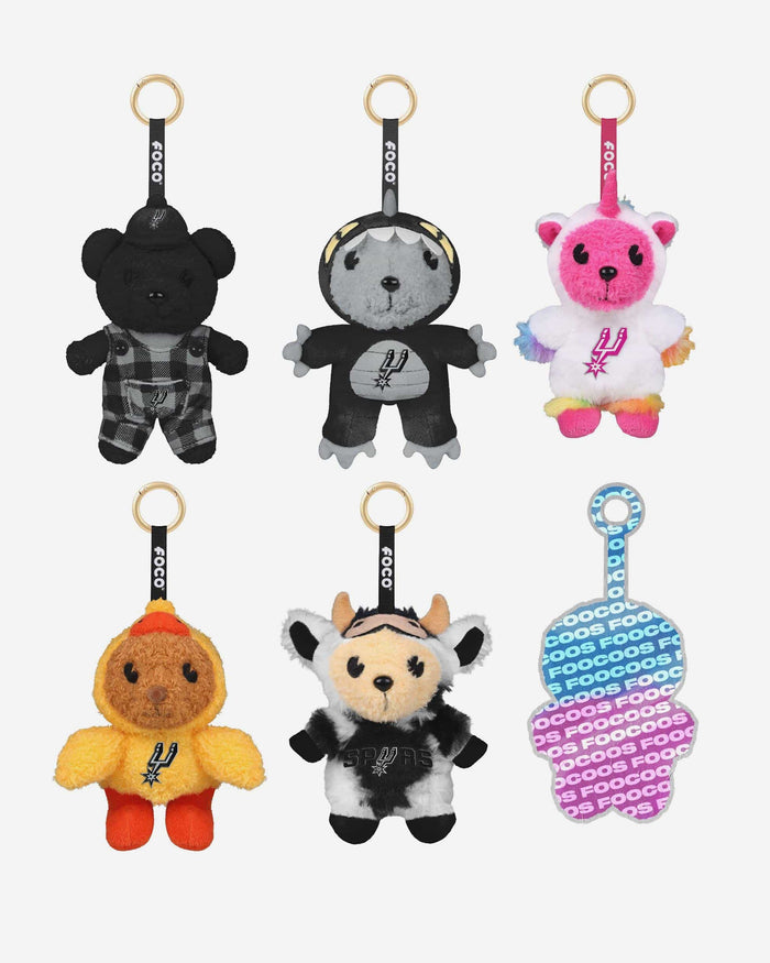 San Antonio Spurs FOOCOOS Plush Bag Charm Keychain Blind Box Series 1 FOCO - FOCO.com