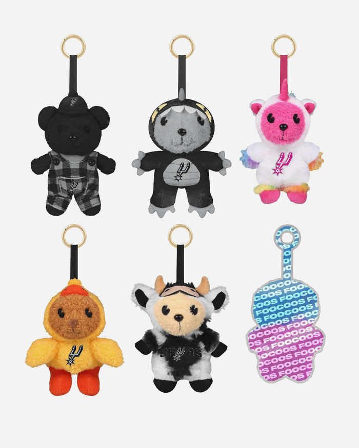 San Antonio Spurs FOOCOOS Plush Bag Charm Keychain Blind Box Series 1 FOCO - FOCO.com