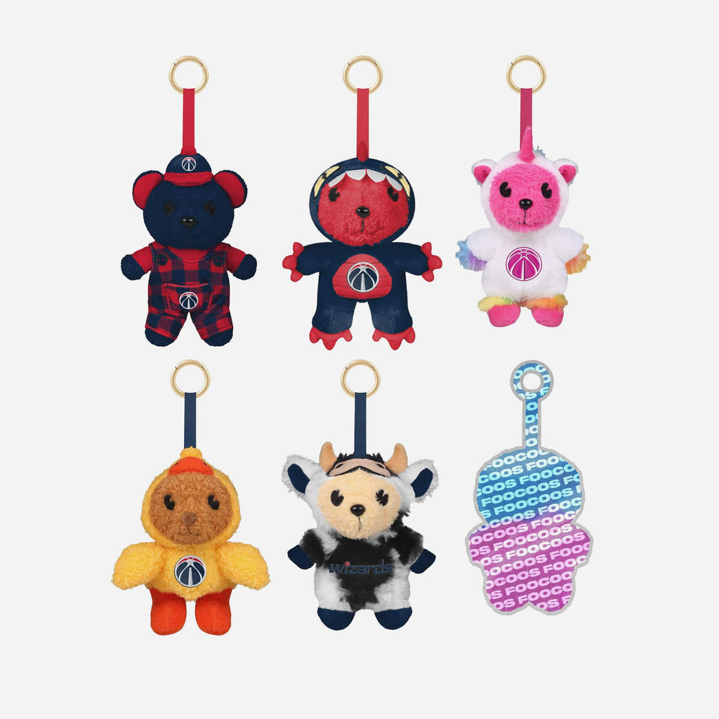 Washington Wizards FOOCOOS Plush Bag Charm Keychain Blind Box Series 1 FOCO - FOCO.com