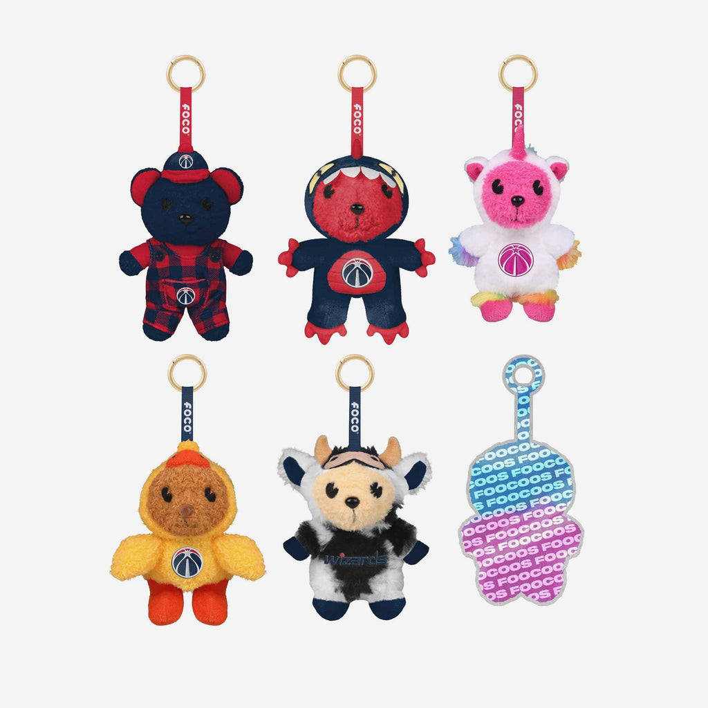 Washington Wizards FOOCOOS Plush Bag Charm Keychain Blind Box Series 1 FOCO - FOCO.com