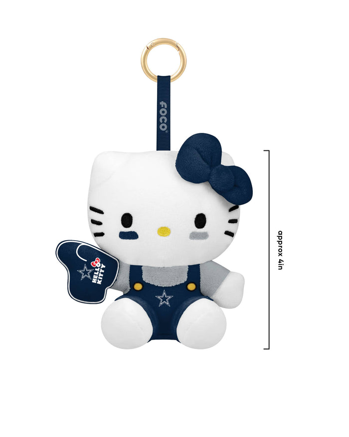 Dallas Cowboys Hello Kitty® FOOCOOS Plush Bag Charm Keychain Blind Box Series 1 FOCO - FOCO.com