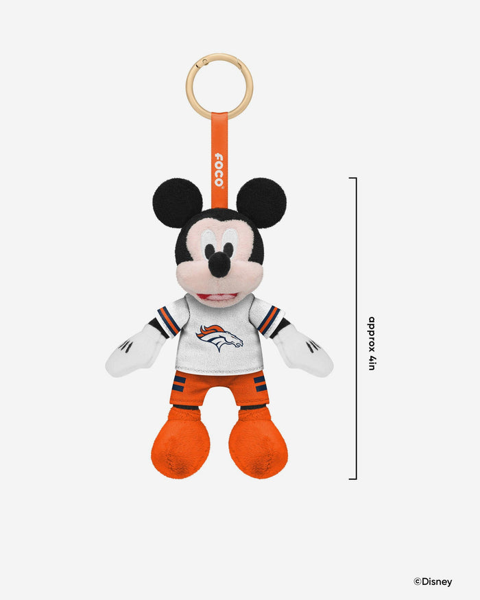 Denver Broncos Disney Mickey Mouse FOOCOOS Clip-On Plush Blind Box Series 1 FOCO - FOCO.com