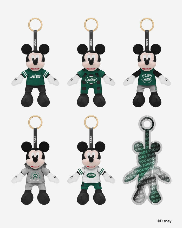 New York Jets Disney Mickey Mouse FOOCOOS Clip-On Plush Blind Box Series 1 FOCO - FOCO.com