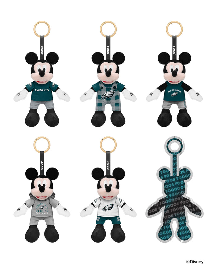 Philadelphia Eagles Disney Mickey Mouse FOOCOOS Clip-On Plush Blind Box Series 1 FOCO - FOCO.com