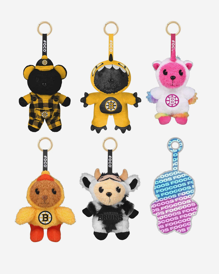 Boston Bruins FOOCOOS Plush Bag Charm Keychain Blind Box Series 1 FOCO - FOCO.com