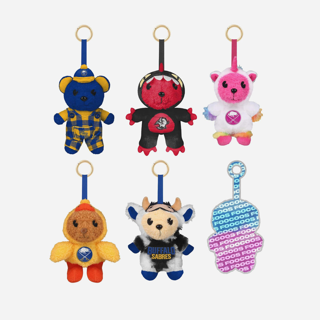 Buffalo Sabres FOOCOOS Plush Bag Charm Keychain Blind Box Series 1 FOCO - FOCO.com