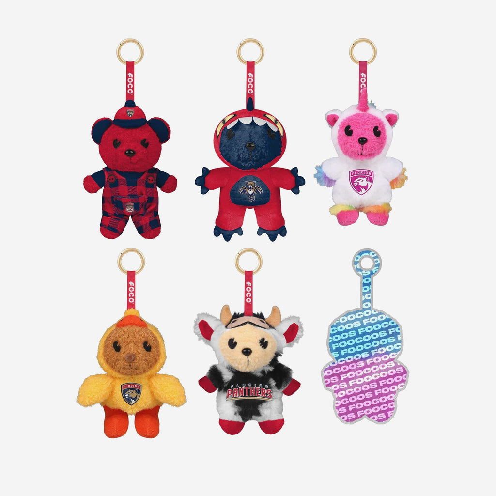 Florida Panthers FOOCOOS Plush Bag Charm Keychain Blind Box Series 1 FOCO - FOCO.com
