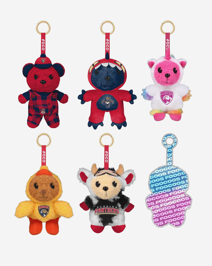 Florida Panthers FOOCOOS Plush Bag Charm Keychain Blind Box Series 1 FOCO - FOCO.com