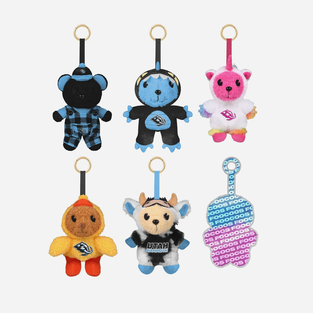 Utah Mammoth FOOCOOS Plush Bag Charm Keychain Blind Box Series 1 FOCO - FOCO.com