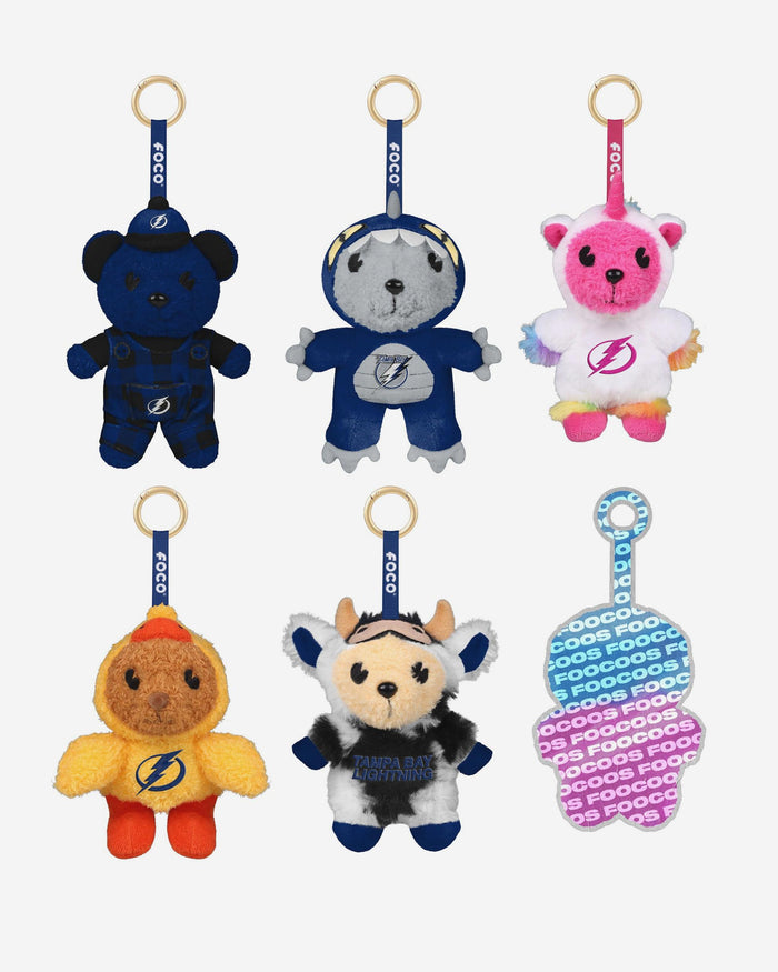 Tampa Bay Lightning FOOCOOS Plush Bag Charm Keychain Blind Box Series 1 FOCO - FOCO.com