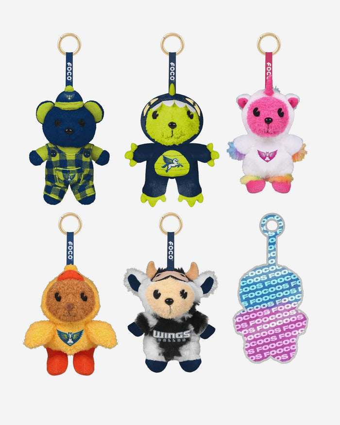 Dallas Wings FOOCOOS Plush Bag Charm Keychain Blind Box Series 1 FOCO - FOCO.com