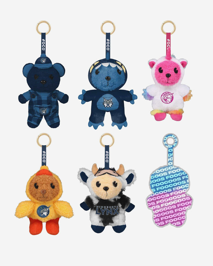Minnesota Lynx FOOCOOS Plush Bag Charm Keychain Blind Box Series 1 FOCO - FOCO.com