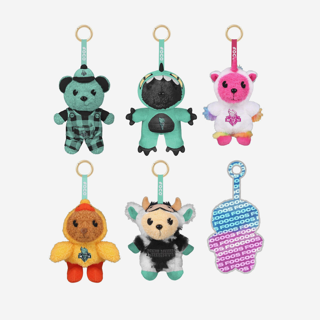 New York Liberty FOOCOOS Plush Bag Charm Keychain Blind Box Series 1 FOCO - FOCO.com