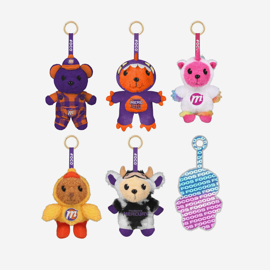 Phoenix Mercury FOOCOOS Plush Bag Charm Keychain Blind Box Series 1 FOCO - FOCO.com