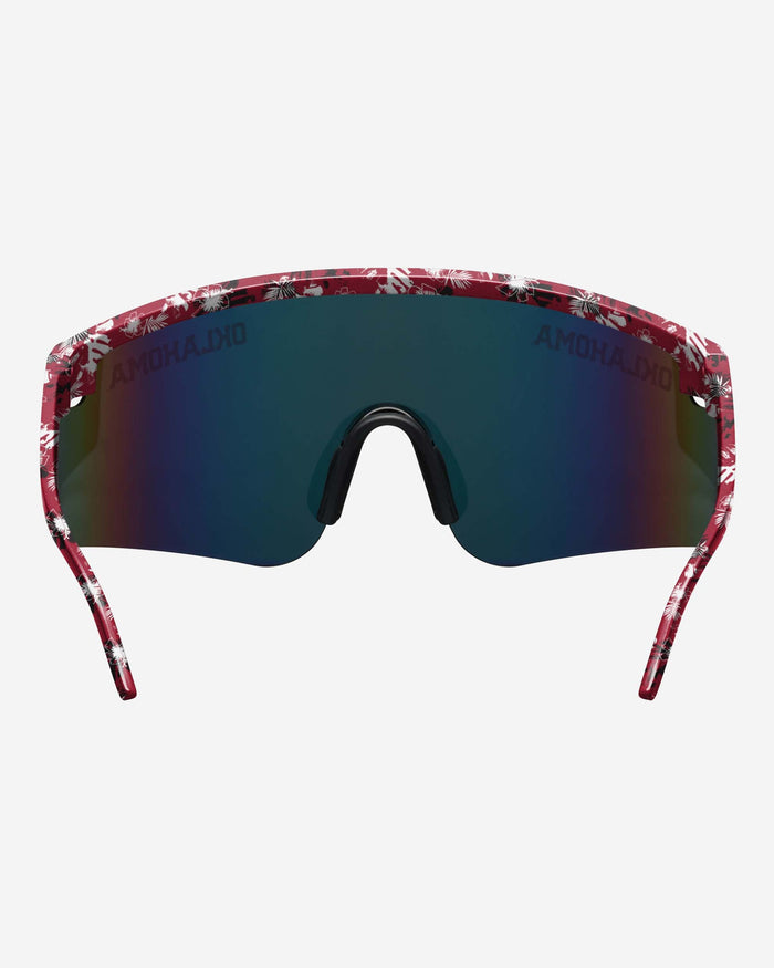 Oklahoma Sooners Floral Large Frame Sunglasses FOCO - FOCO.com