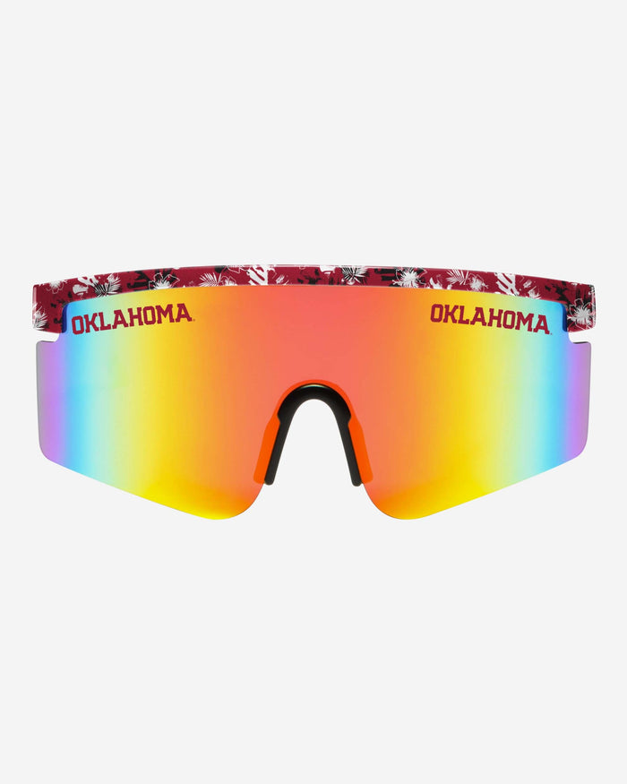 Oklahoma Sooners Floral Large Frame Sunglasses FOCO - FOCO.com