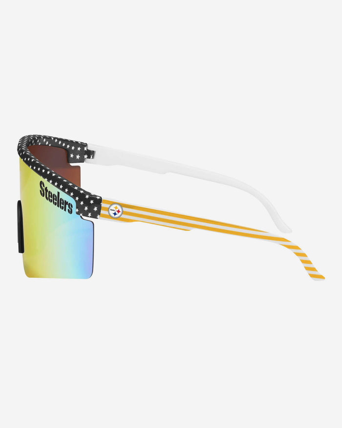 Pittsburgh Steelers Americana Large Frame Sunglasses FOCO - FOCO.com