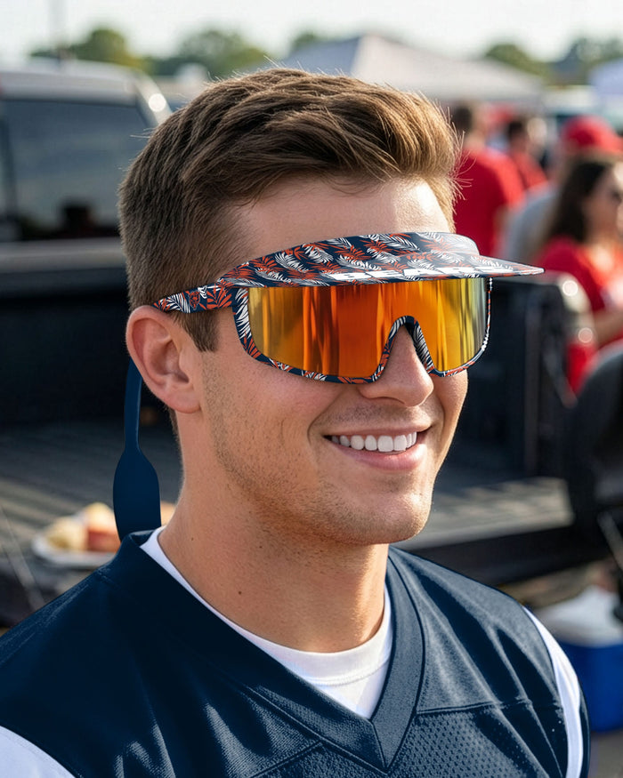 Chicago Bears Floral Visor Sunglasses FOCO - FOCO.com