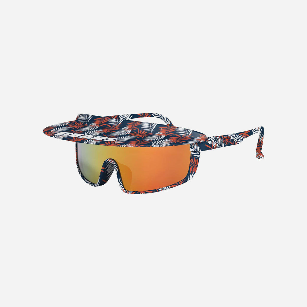 Chicago Bears Floral Visor Sunglasses FOCO - FOCO.com