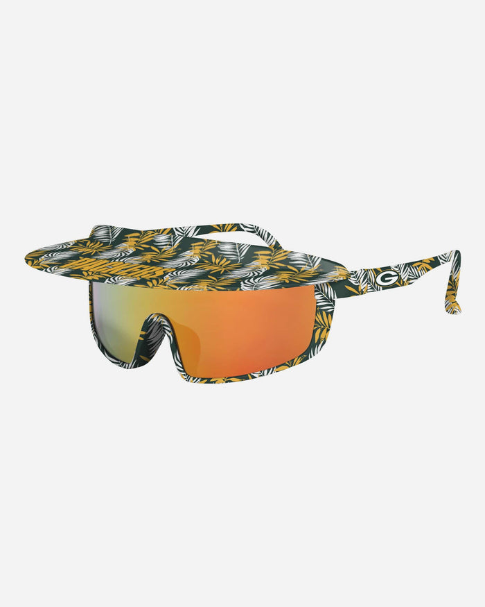 Green Bay Packers Floral Visor Sunglasses FOCO - FOCO.com