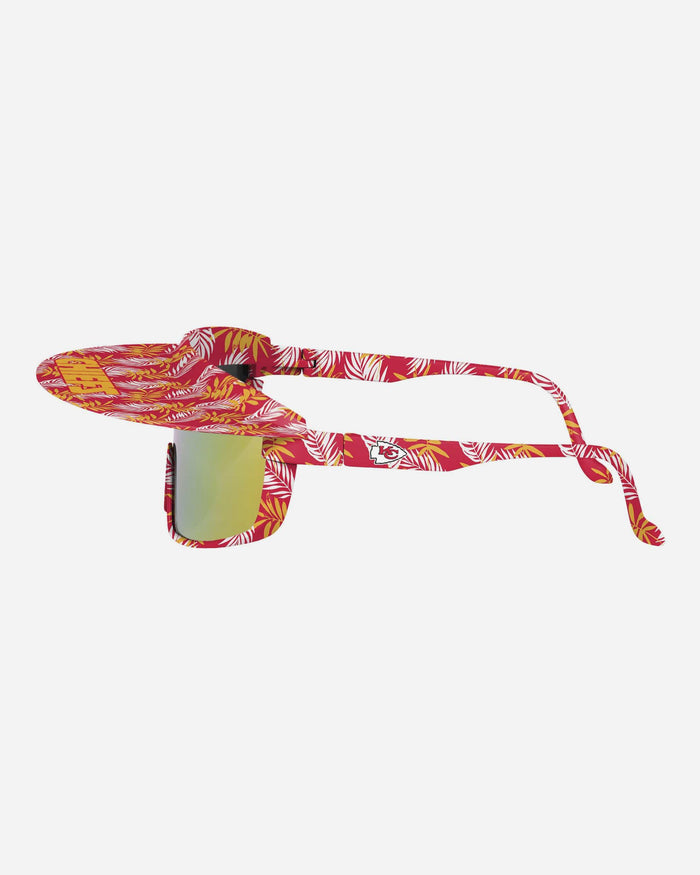 Kansas City Chiefs Floral Visor Sunglasses FOCO - FOCO.com