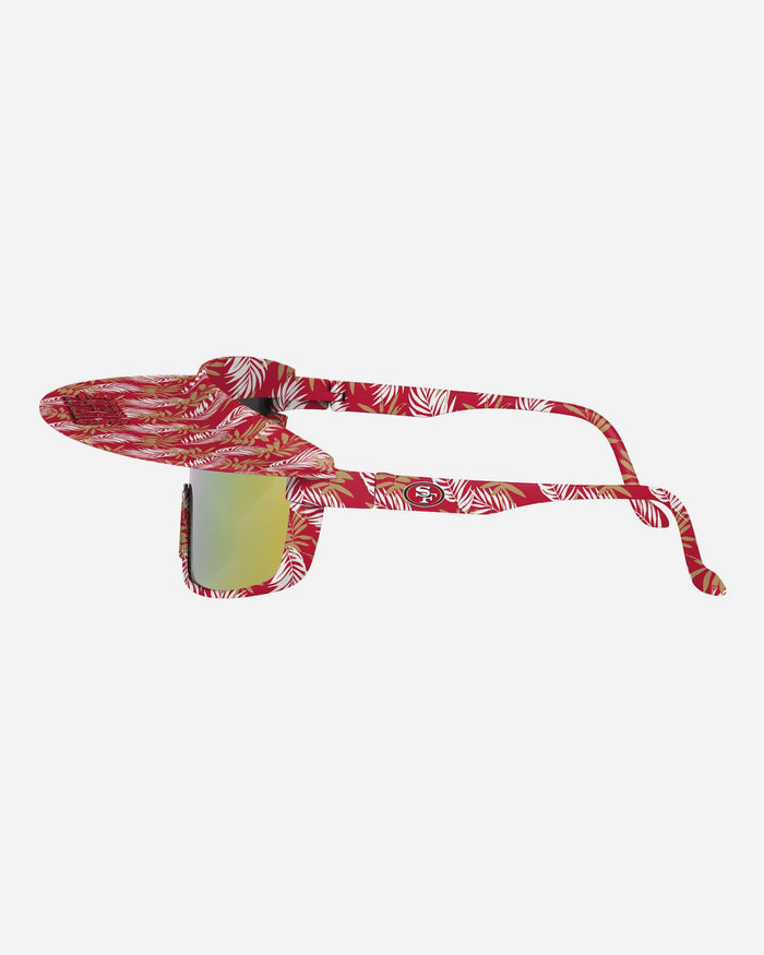San Francisco 49ers Floral Visor Sunglasses FOCO - FOCO.com