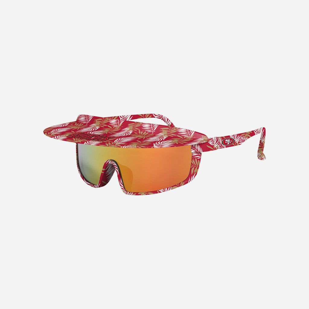 San Francisco 49ers Floral Visor Sunglasses FOCO - FOCO.com