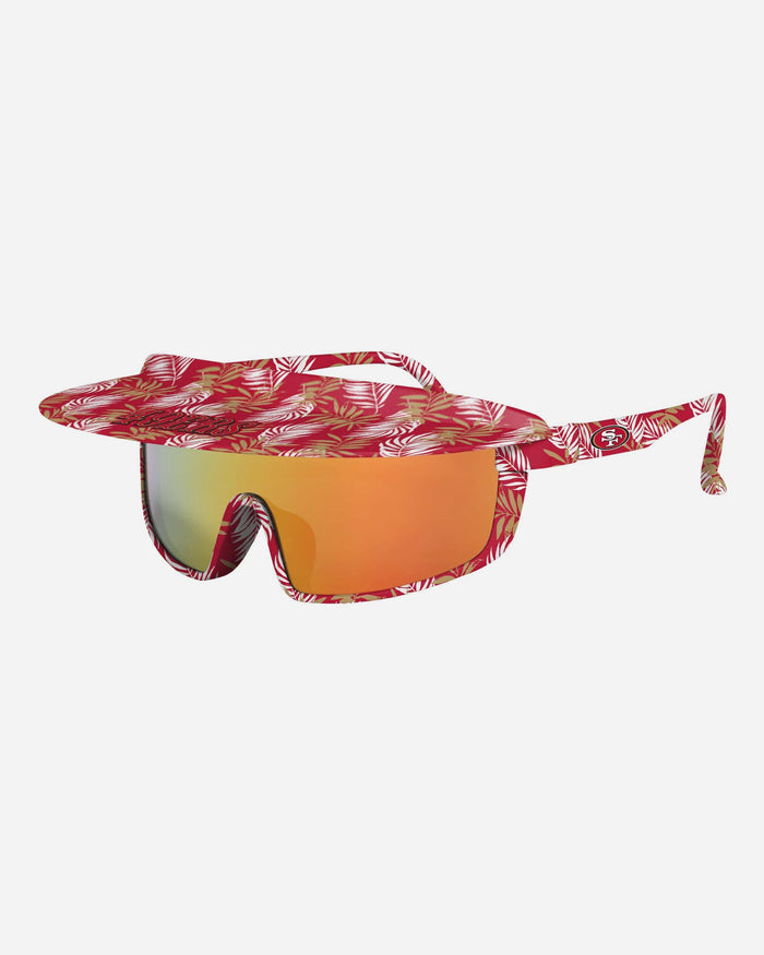 San Francisco 49ers Floral Visor Sunglasses FOCO - FOCO.com