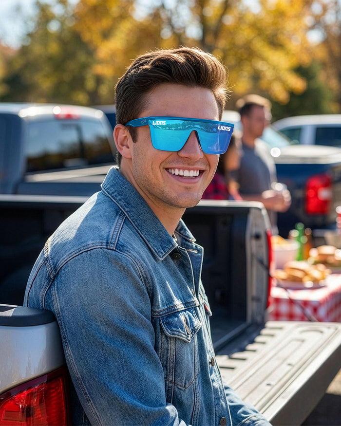 Detroit Lions Square Flat Top Sunglasses