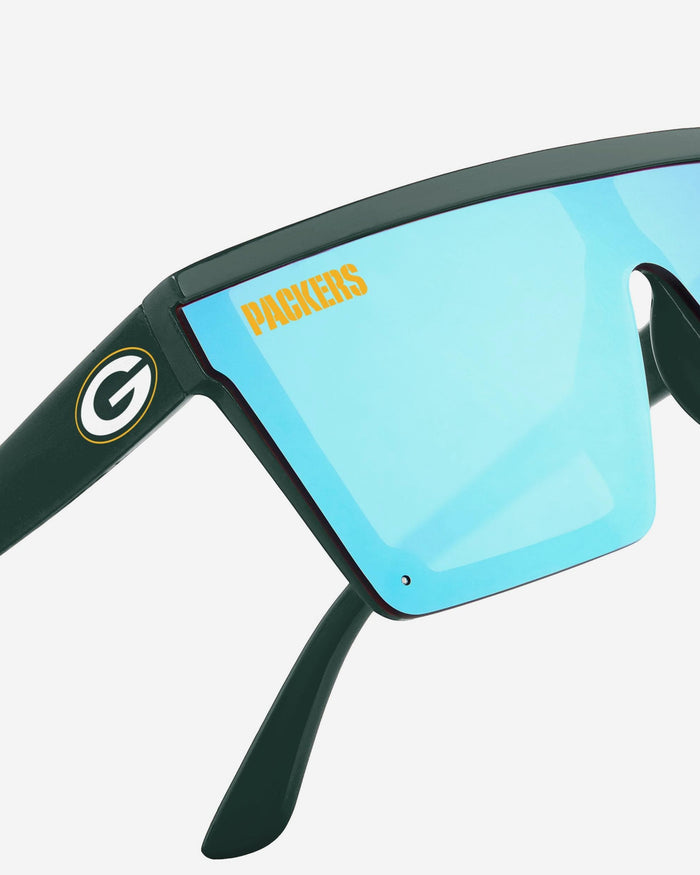 Green Bay Packers Square Flat Top Sunglasses FOCO - FOCO.com