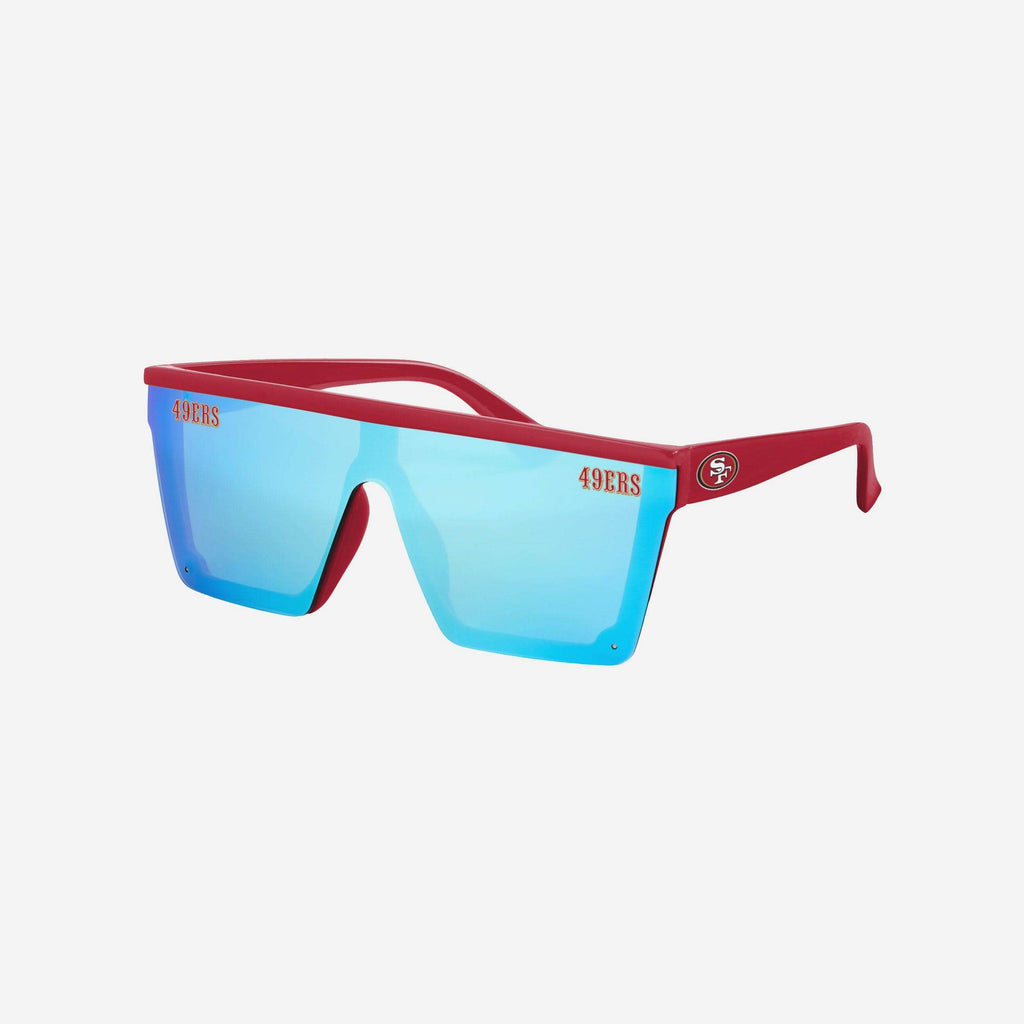 San Francisco 49ers Square Flat Top Sunglasses FOCO - FOCO.com