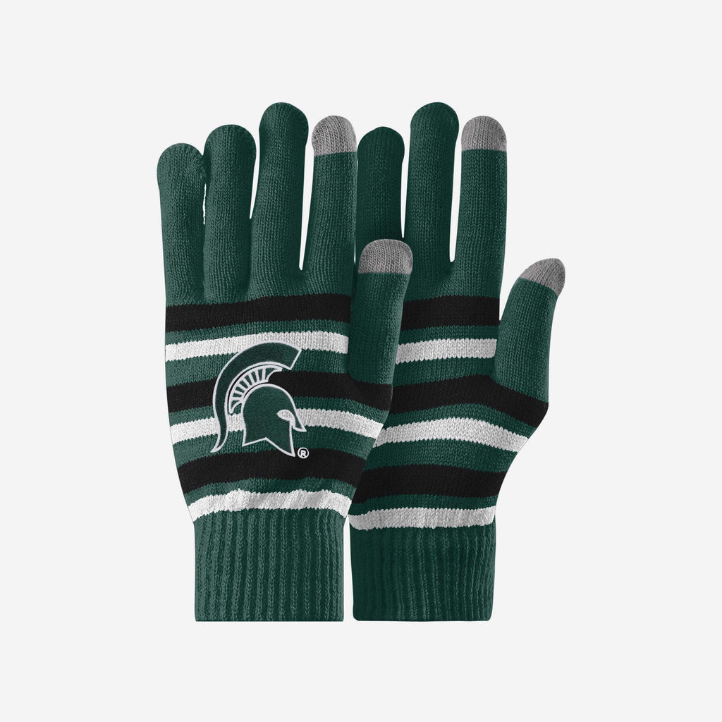 Michigan State Spartans Stretch Gloves FOCO - FOCO.com