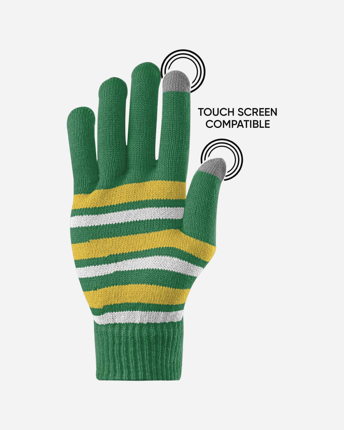 Oregon Ducks Stretch Gloves FOCO - FOCO.com