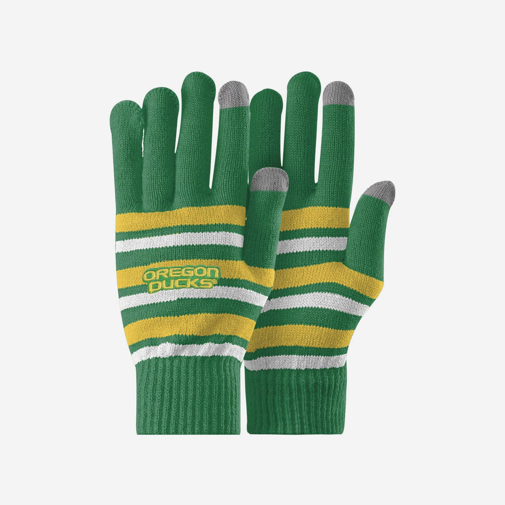 Oregon Ducks Stretch Gloves FOCO - FOCO.com