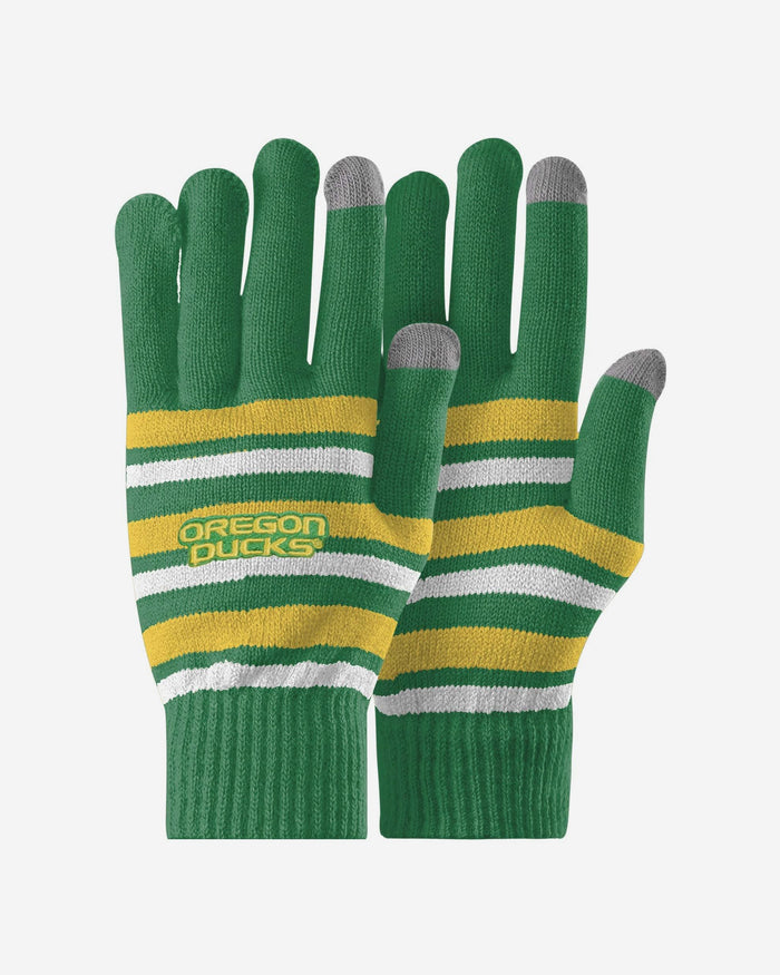 Oregon Ducks Stretch Gloves FOCO - FOCO.com