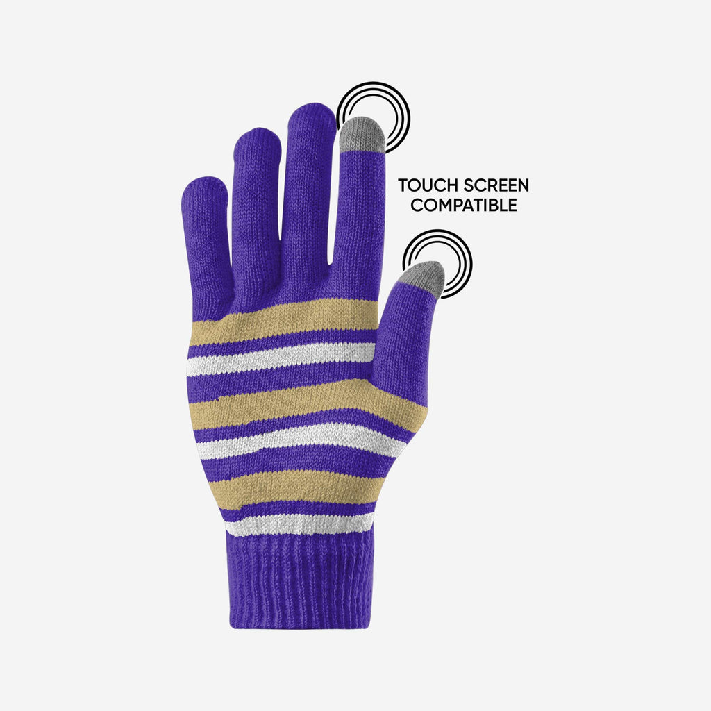 Washington Huskies Stretch Gloves FOCO