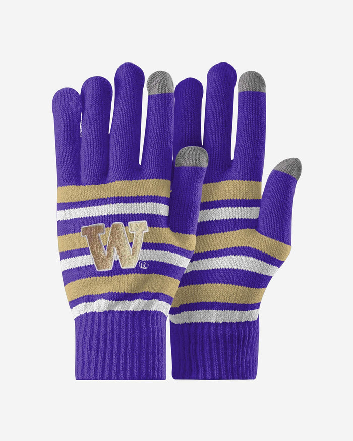 Washington Huskies Stretch Gloves FOCO - FOCO.com