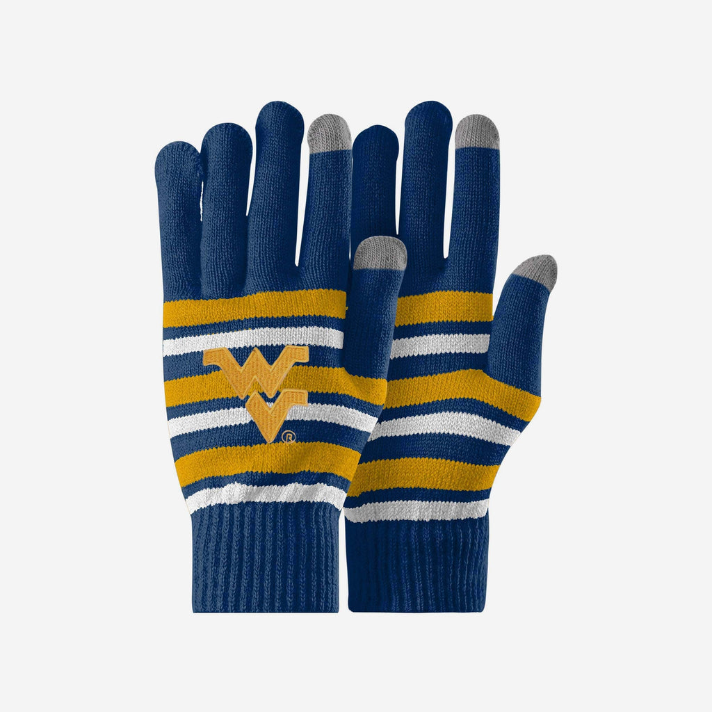 West Virginia Moutaineers Stretch Gloves FOCO - FOCO.com