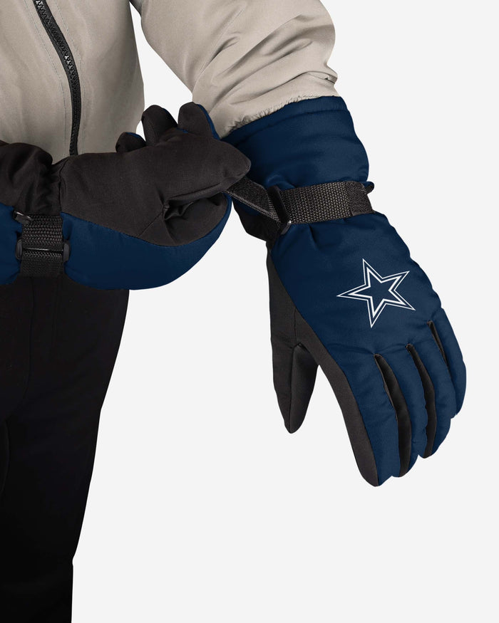 Dallas Cowboys Big Logo Insulated Gloves FOCO - FOCO.com