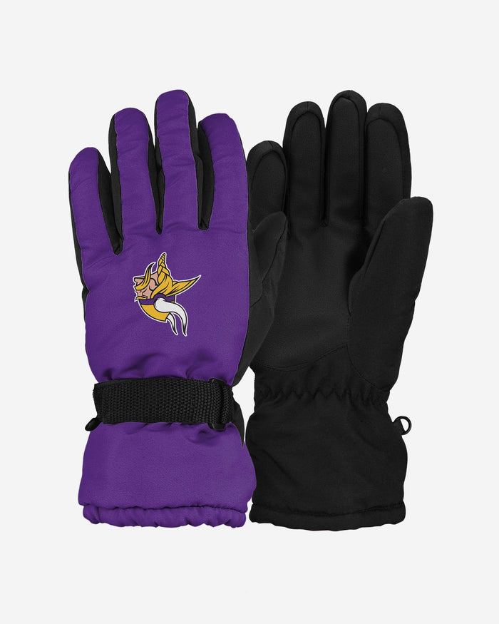 Minnesota Vikings Big Logo Insulated Gloves FOCO S/M - FOCO.com